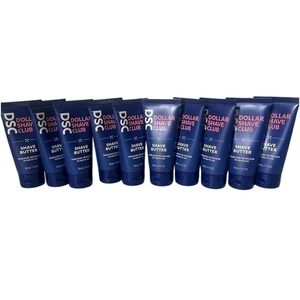 Dollar Shave Club DSC Shave Butter Set Of 10 Travel Size One Ounce Sealed Tubes